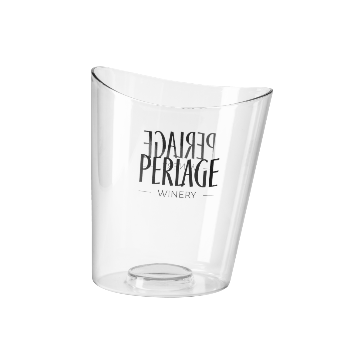 Glacette piccola: Secchiello piccolo in PET riciclabile al 100% Capienza 1/2 bottiglie