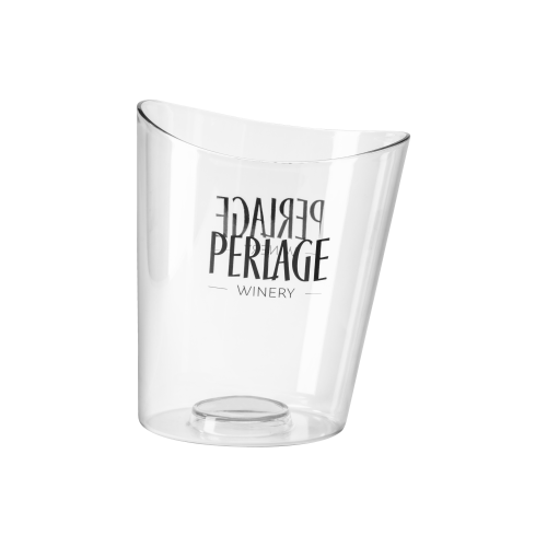 Glacette piccola: Secchiello piccolo in PET riciclabile al 100% Capienza 1/2 bottiglie